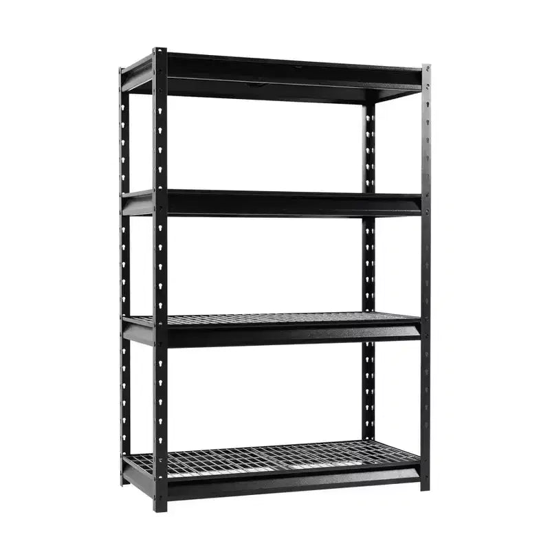 Atlas Shelving 4-Tier 48"x24"x72" Heavy Duty Garage Shelving Unit Load 12000lbs Hammertone