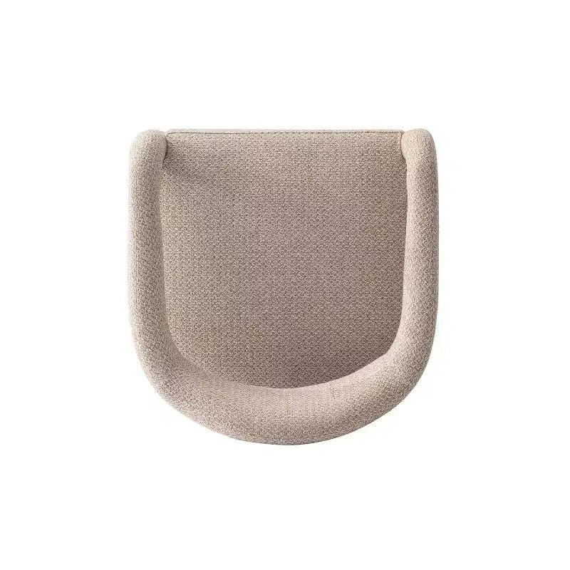 Manhattan Comfort Lot de 2 Fauteuils de Salle à Manger Modernes Rembourrés en Tweed Gold Dust