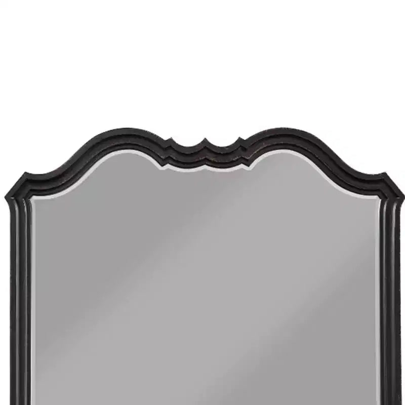 Miroir de commode Chelmsford fini noir antique