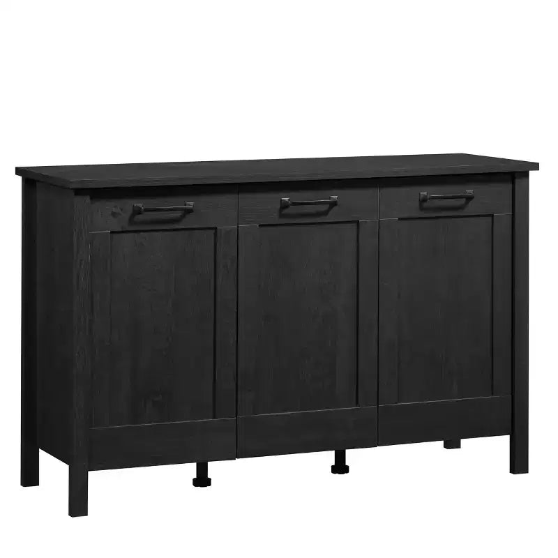 Sauder Horizontal Storage Cabinet Raven Oak