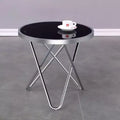 Table d'appoint Amanda argentée