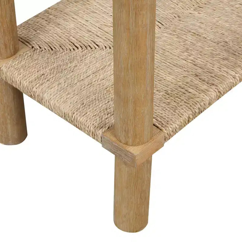 Console en herbe de mer marron clair