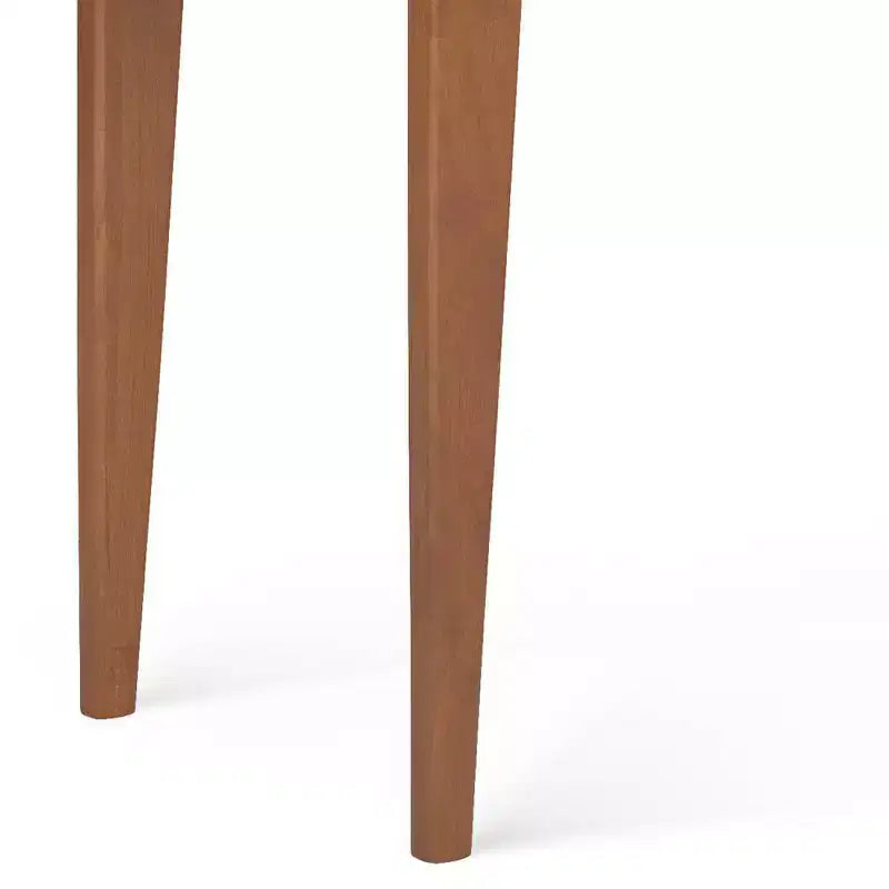 Table console canapé teck marron