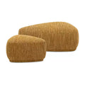 Jennifer Taylor Home Pebble 44 & 26 Rounded Triangle Cocktail Ottoman Set