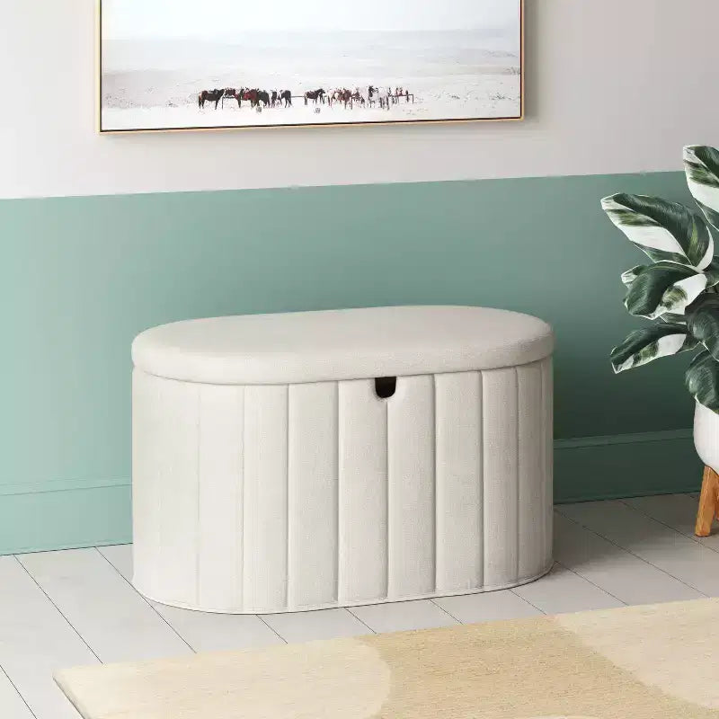 Banc de rangement pliant 32 po