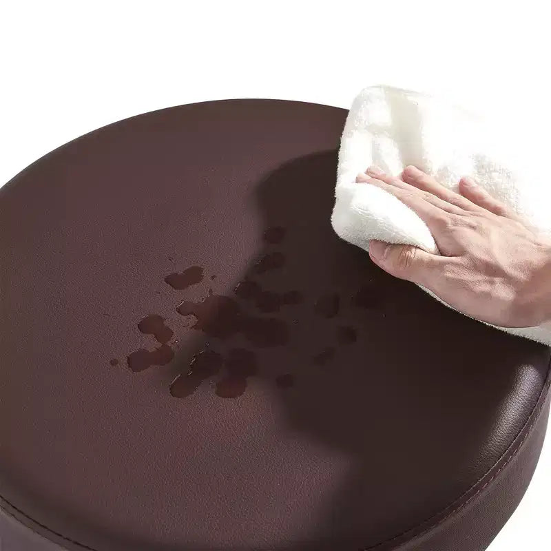 Tabouret roulant sans bras avec dossier pour garage, atelier, établi, salon
