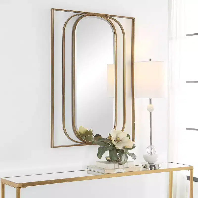 Reproduire un miroir ovale contemporain