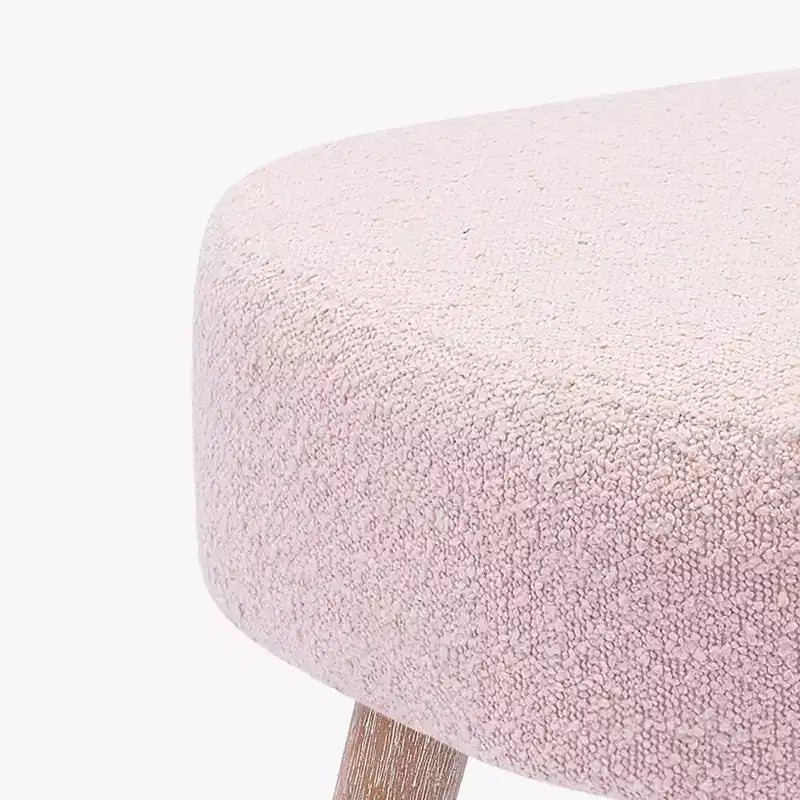 Pouf repose-pieds carré capitonné de 21 pouces de large