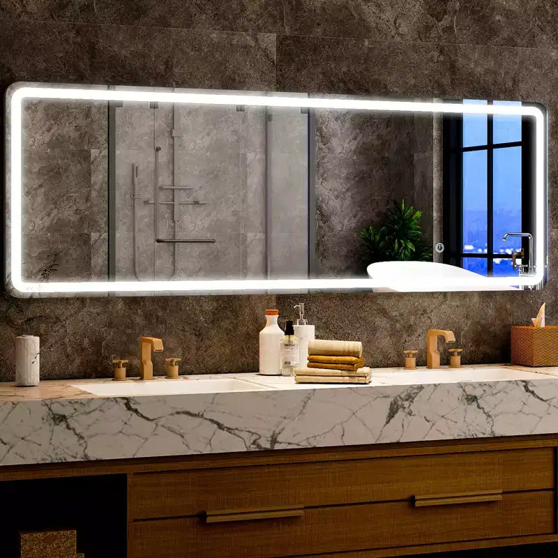 Miroir mural rectangulaire pleine longueur