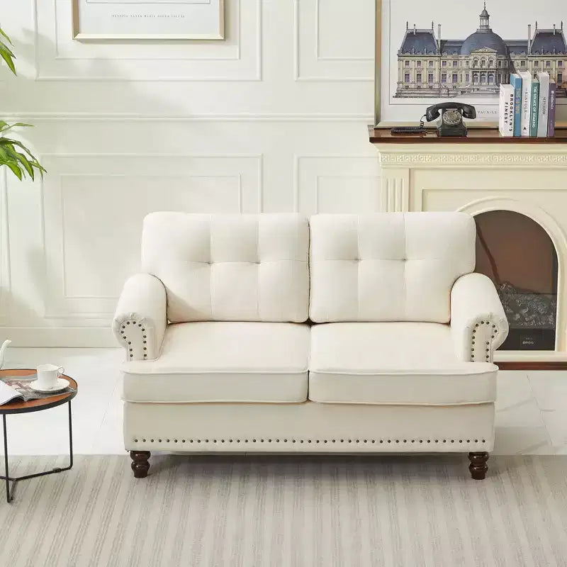 Hyleory 55.84 Upholstered Chenille Loveseat for Living Room Bedroom