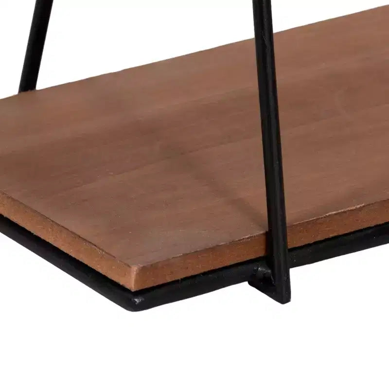 Jardinières modernes en résine avec pieds en bois - Conteneurs décoratifs pour plantes intérieures et extérieures pour la décoration de la maison et du jardin - Lot de 2 - 12 et 10, Noir