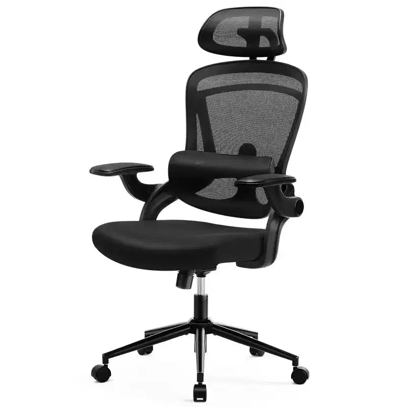 JIONJOY Adjustable Height Ergonomic Computer Task Office Chair | Black