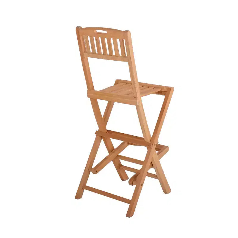 Tabouret de bar pliant d'intérieur/extérieur - Beige