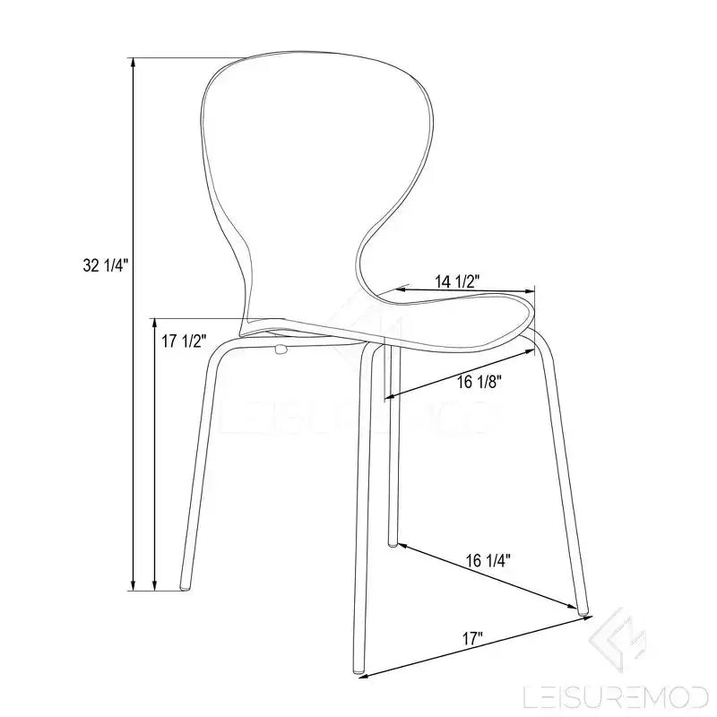 Chaises de salle à manger transparentes par lot de 4, empilables avec dossier incurvé et pieds en acier inoxydable noir pour cuisine ou salle à manger