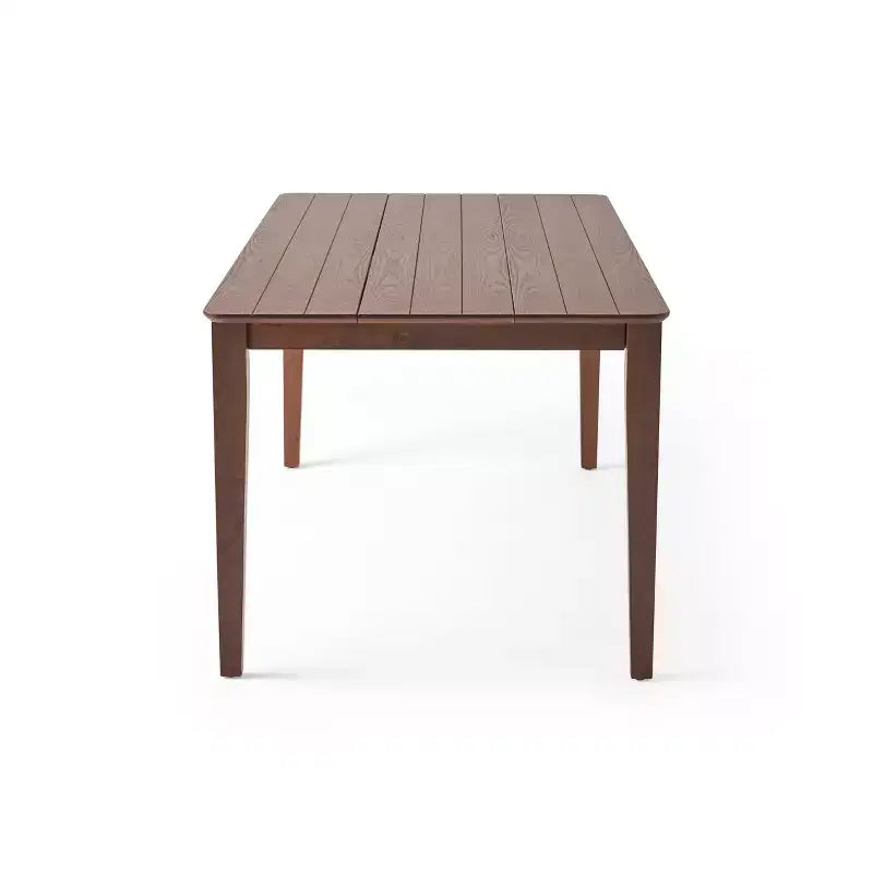 Table à manger rectangulaire rustique en bois 76