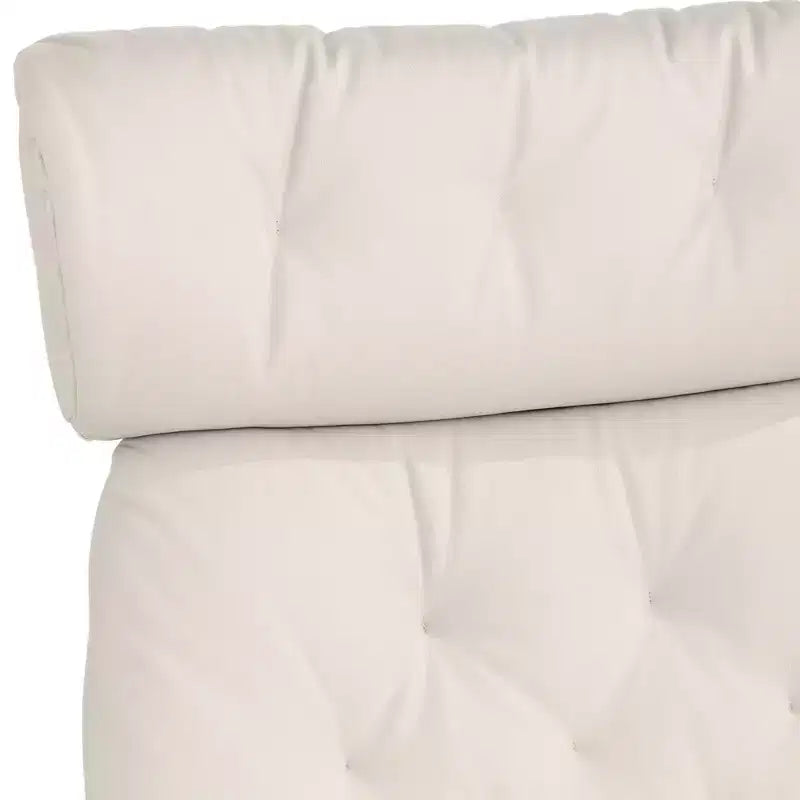 Fauteuil inclinable et pivotant Eggshell avec repose-pieds