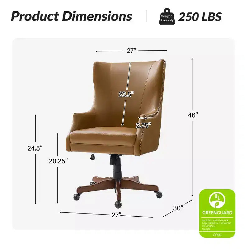Fauteuil de bureau  avec base pivotante à 360 degrés